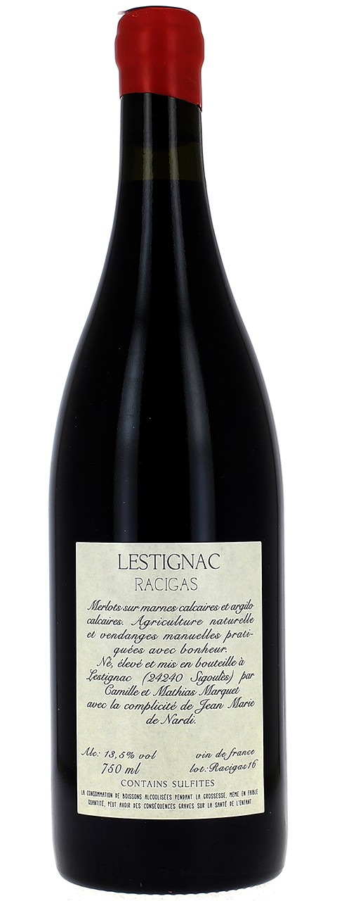 Lestignac C&M Marquet Racigas Vin de France 2016