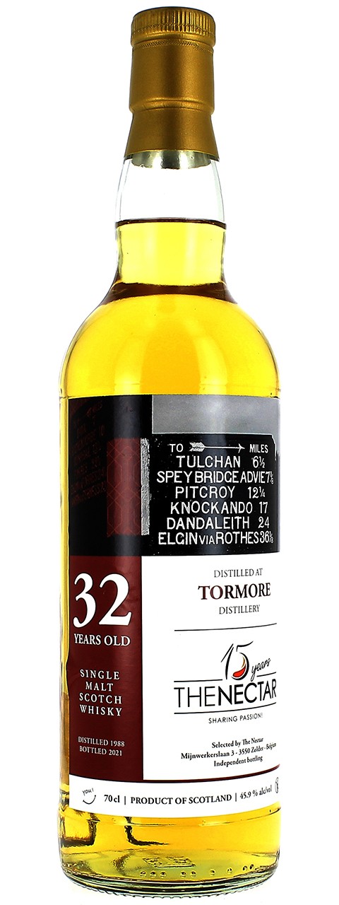 The Nectar Tormore 32 Ans 1988 15th Anniversary 45,9% Vol